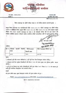 पूर्विचाैकीमा पालीका स्तरीय आधारभूत तहको परीक्षा कक्षा ८ मा ७१.१४ प्रतिशत ग्रेडेड